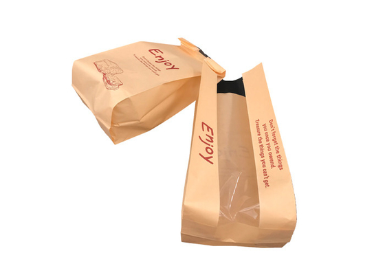 Good price Greaseproof مخصص تغليف أغذية أكياس مع نافذة قابلة لإعادة التدوير الميزة الانترنت