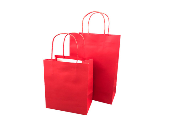 Good price أحمر ايكو ورقة التغليف ، أكياس التسوق القابلة للتحلل الحيوي حسب الطلب الحجم الانترنت