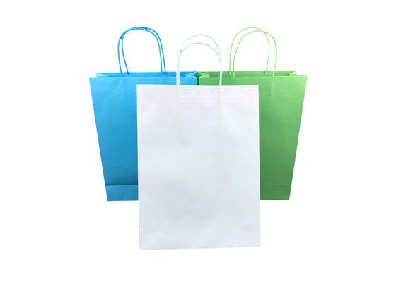 Good price مخصص تغليف الورق ايكو ، أكياس التسوق ورقة مسطحة القاع المعاد تدويرها الانترنت