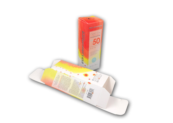 Good price العناية بالبشرة الفارغة / تغليف مستحضرات التجميل مربع 350 Gsm مواد الورق الانترنت