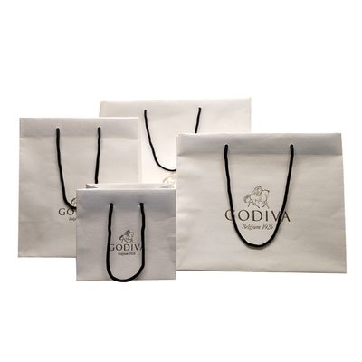 Good price 80gsm SGS CMYK حقيبة تسوق صديقة للبيئة مع مقابض حبل الانترنت